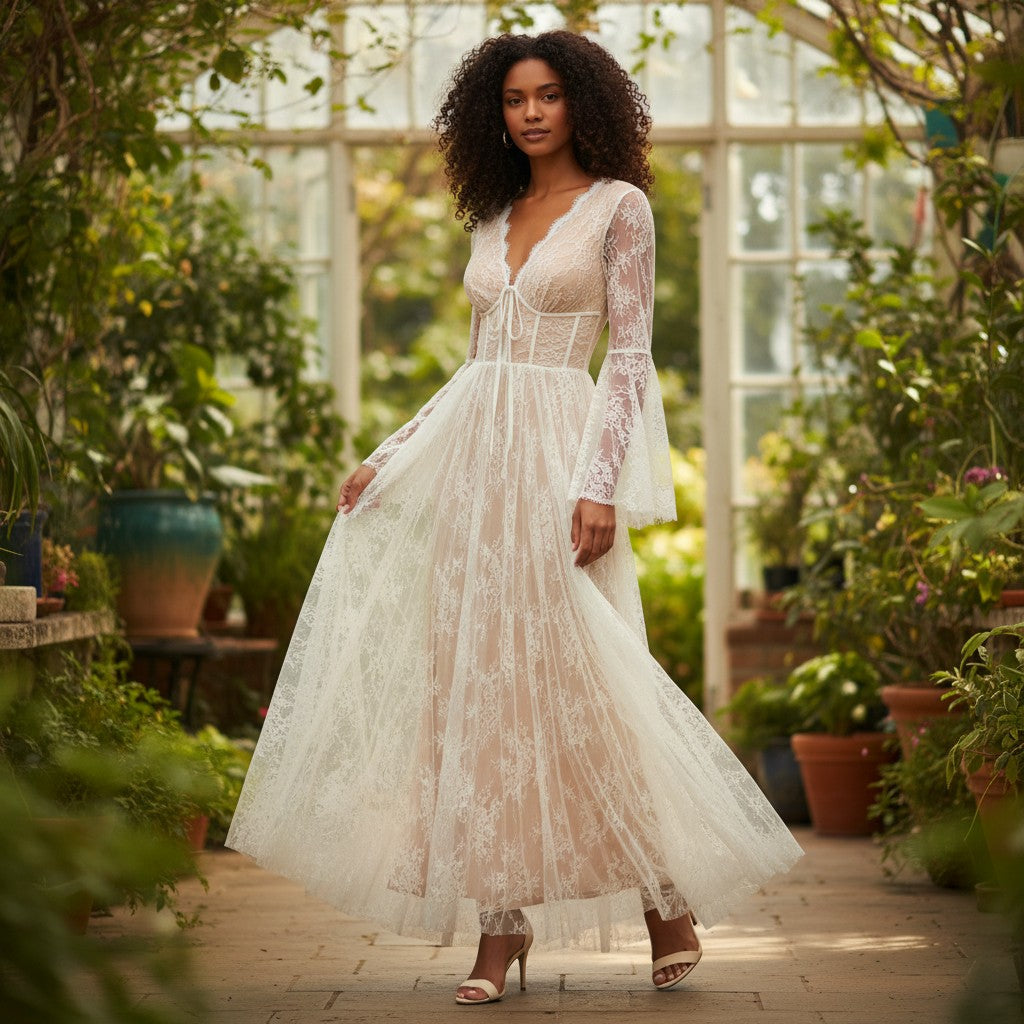 Enchanting Lace Maxi Dress - The Fairy Tale You Can Wear