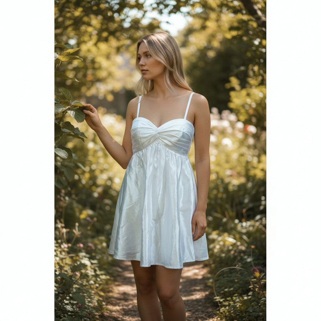 Whimsical Wonderland White Dress for Dreamy Days