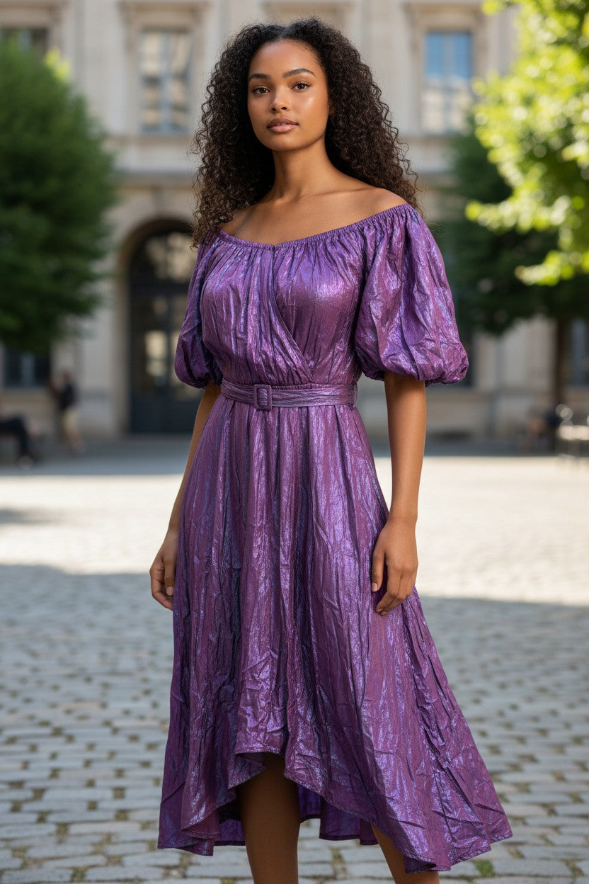 Puff Sleeve Dress - Channel Your Inner Drama Queen