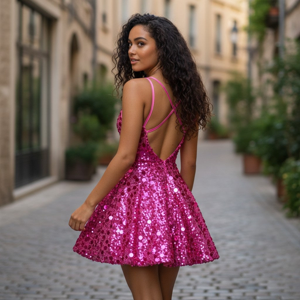 Fuchsia Fantasia: The Ultimate Party Dress