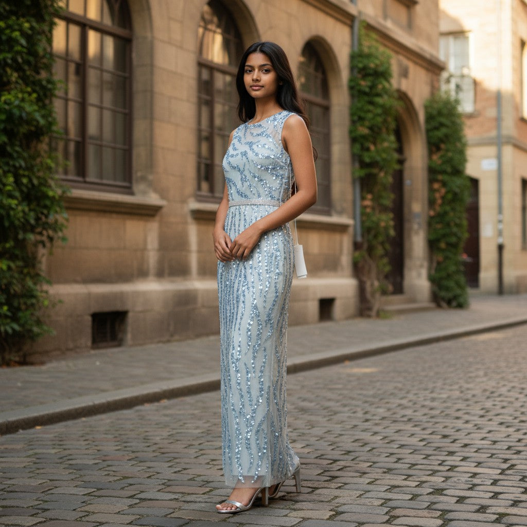 Sequin Splash: The Dazzling Diva Dress