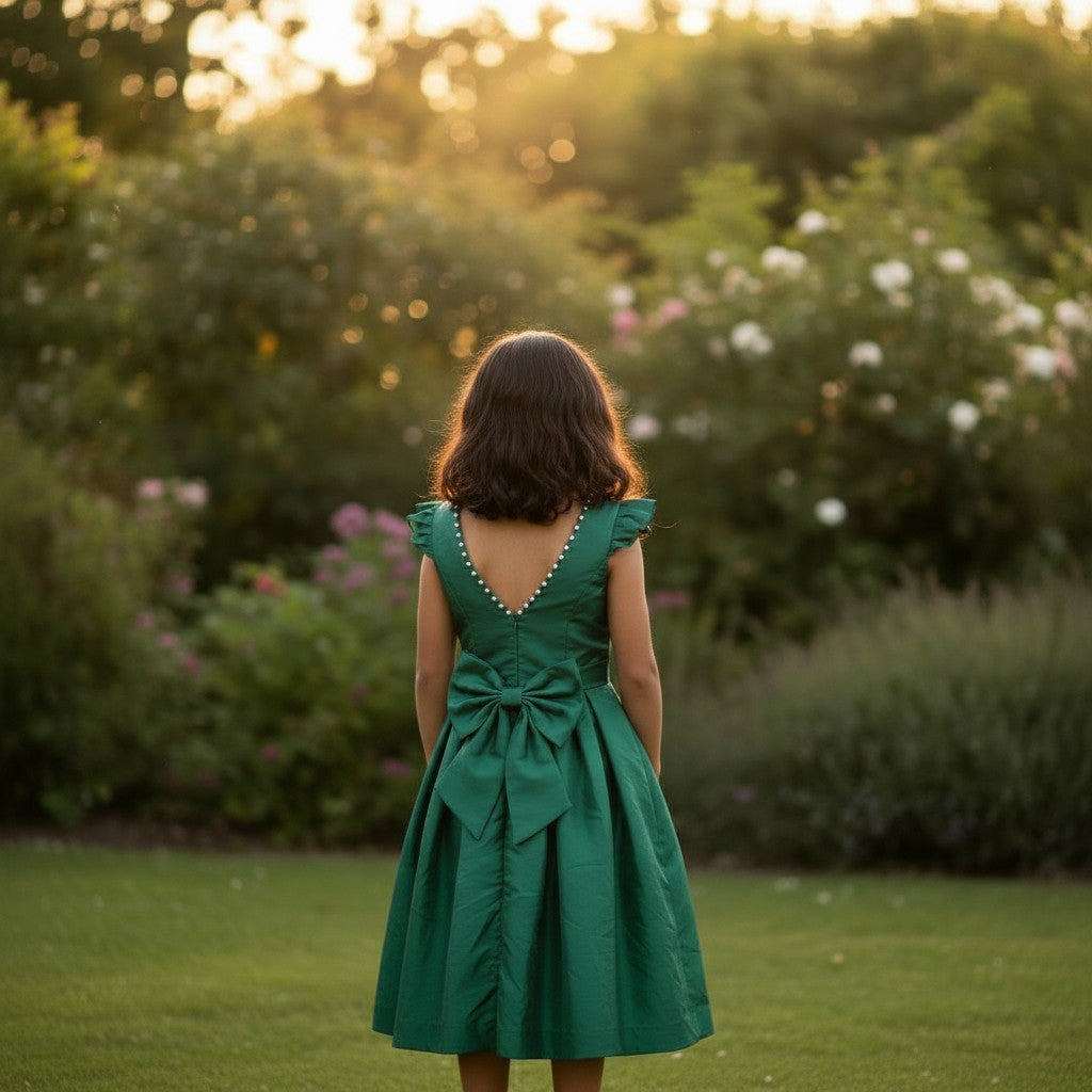 Twirl-Worthy Emerald Dress for Every Occasion!