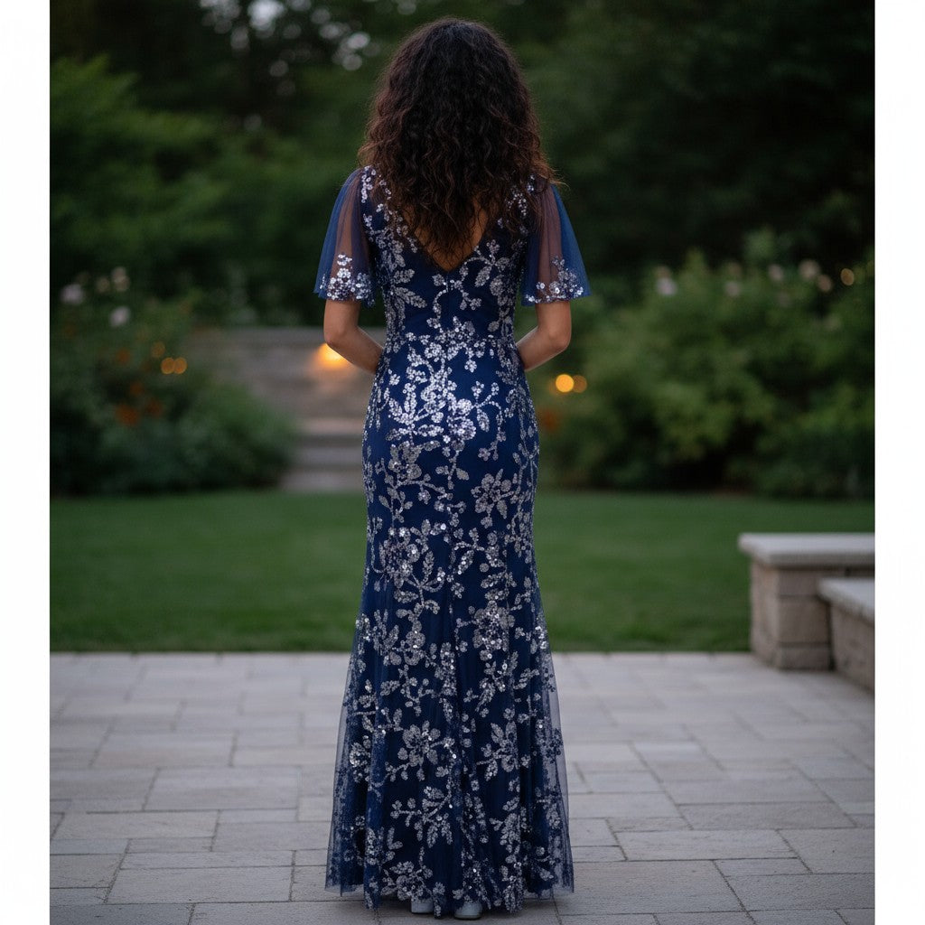 Enchanted Nightfall Sequin Gown