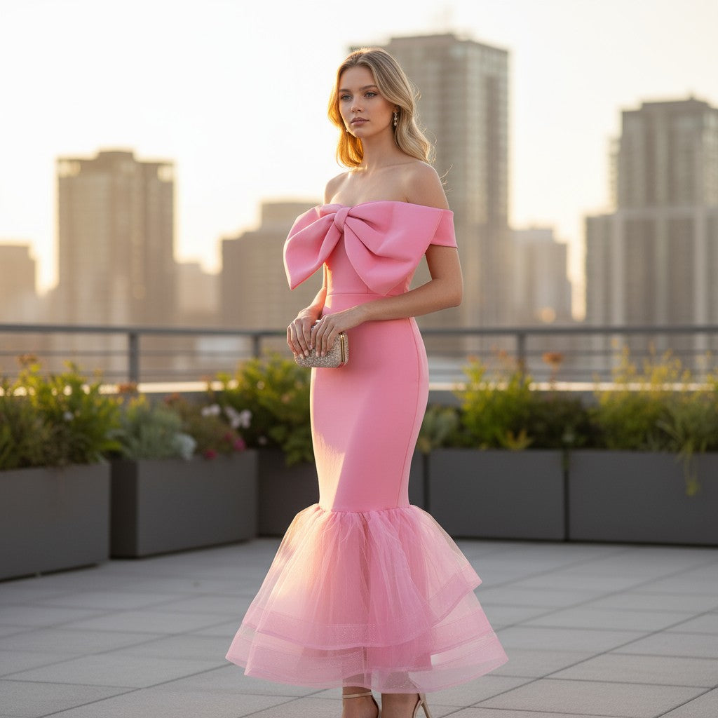 Pink Perfection: The Tulle-Tastic Mermaid Dress