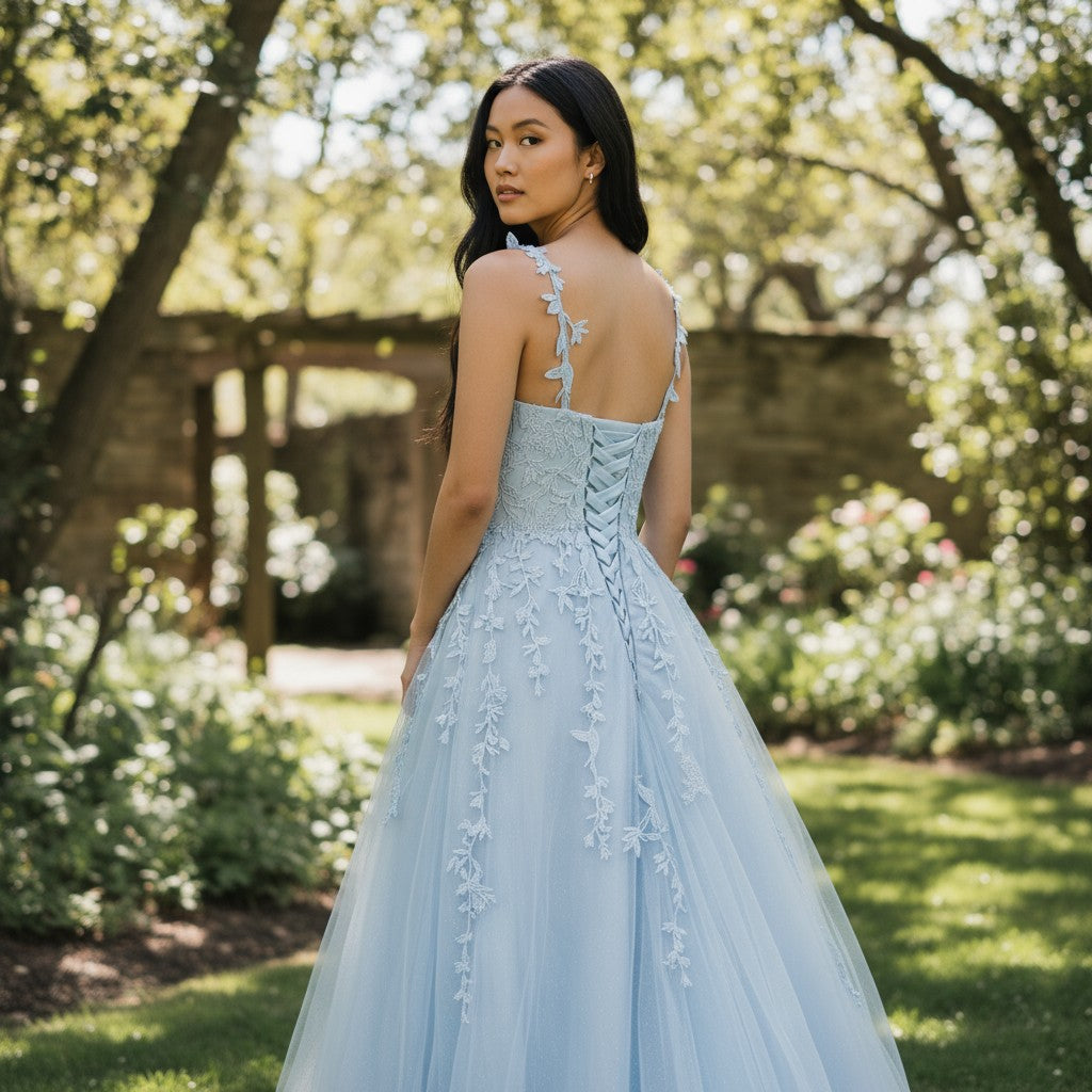 Sky-Blue Daydream Maxi Dress: Float into Style!