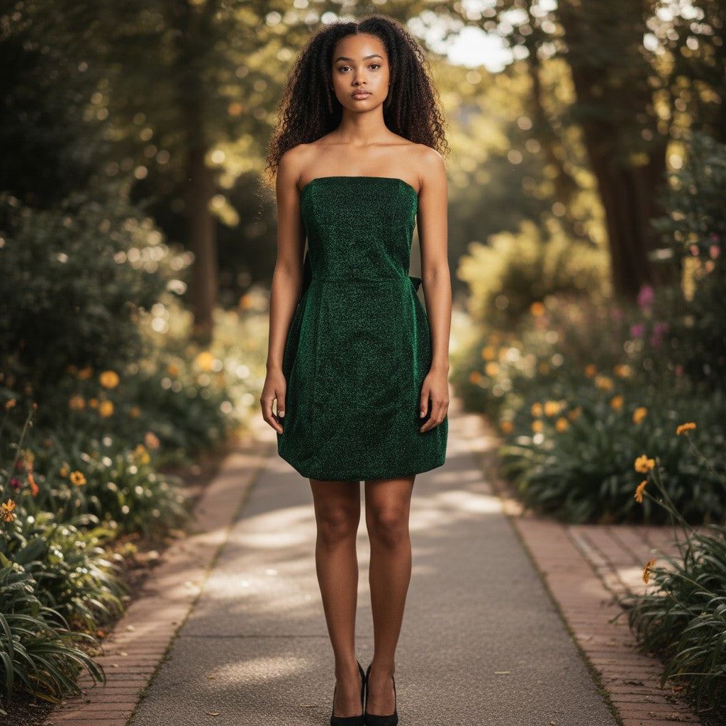 Emerald Dream Strapless Dress: Because You Deserve to Shine