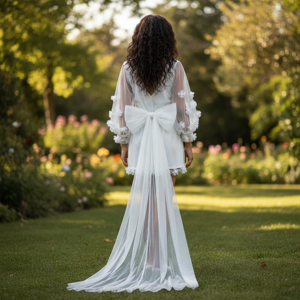 Whimsical Wonderland Sheer Bloom Dress