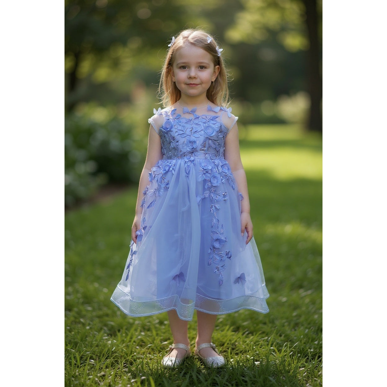 Whimsical Lavender Dream Tulle Dress