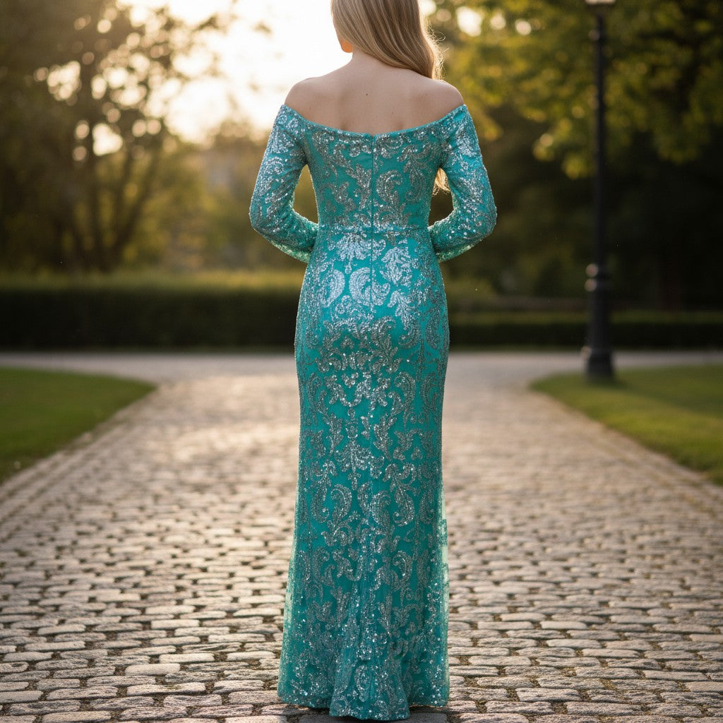 Sparkle & Shine Mermaid Gown: Dazzle in Every Moment!
