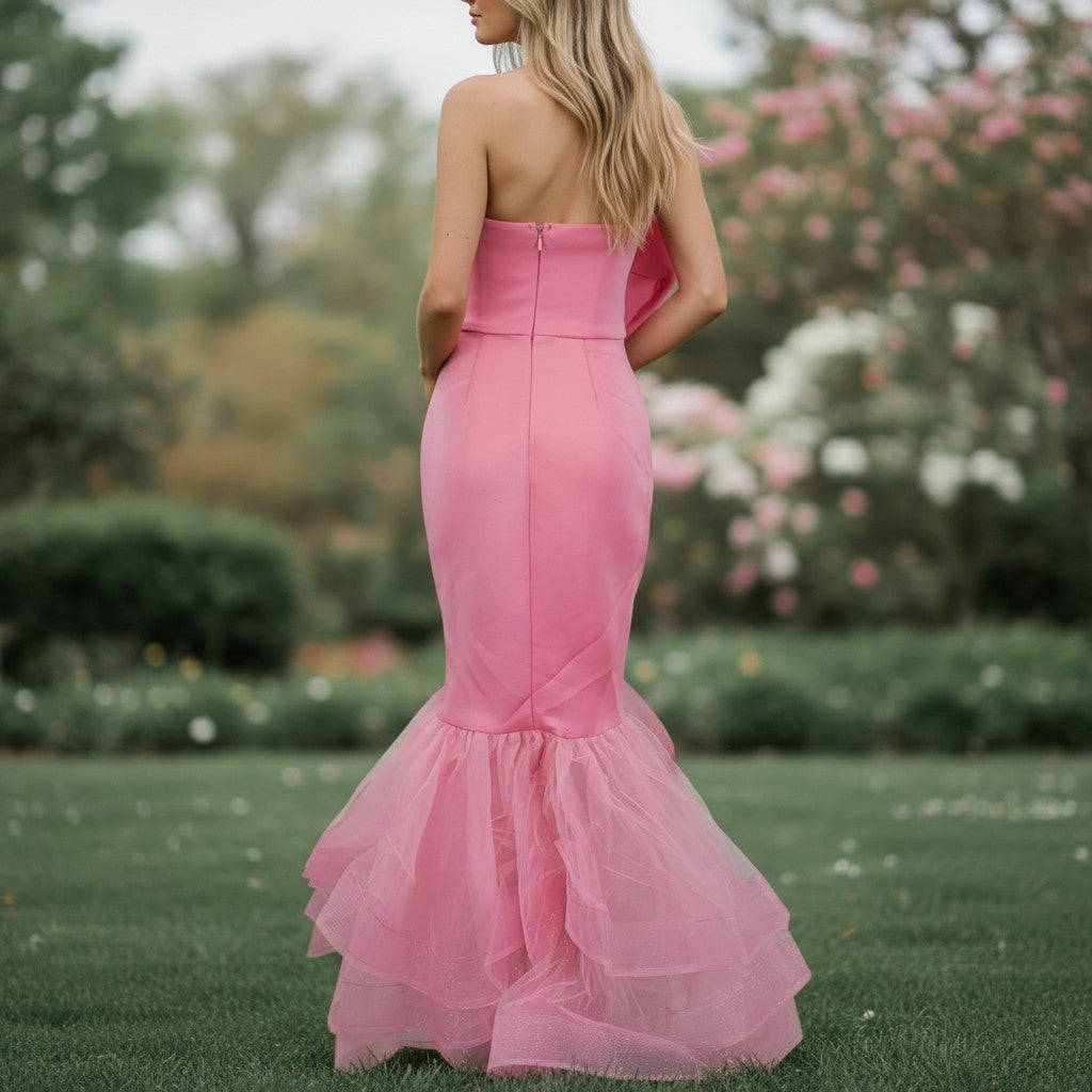 Pink Perfection: The Tulle-Tastic Mermaid Dress