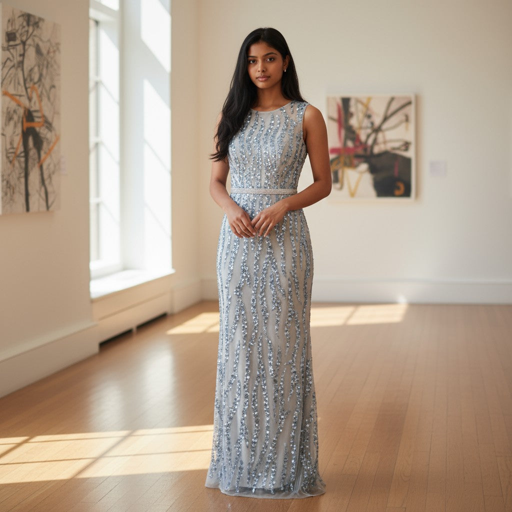 Sequin Splash: The Dazzling Diva Dress