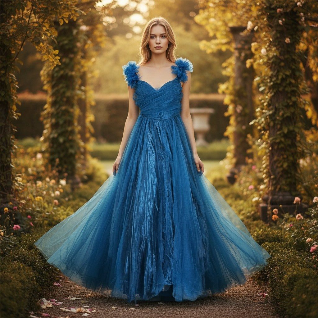 Cinderella Blues: Transformative Tulle Delight