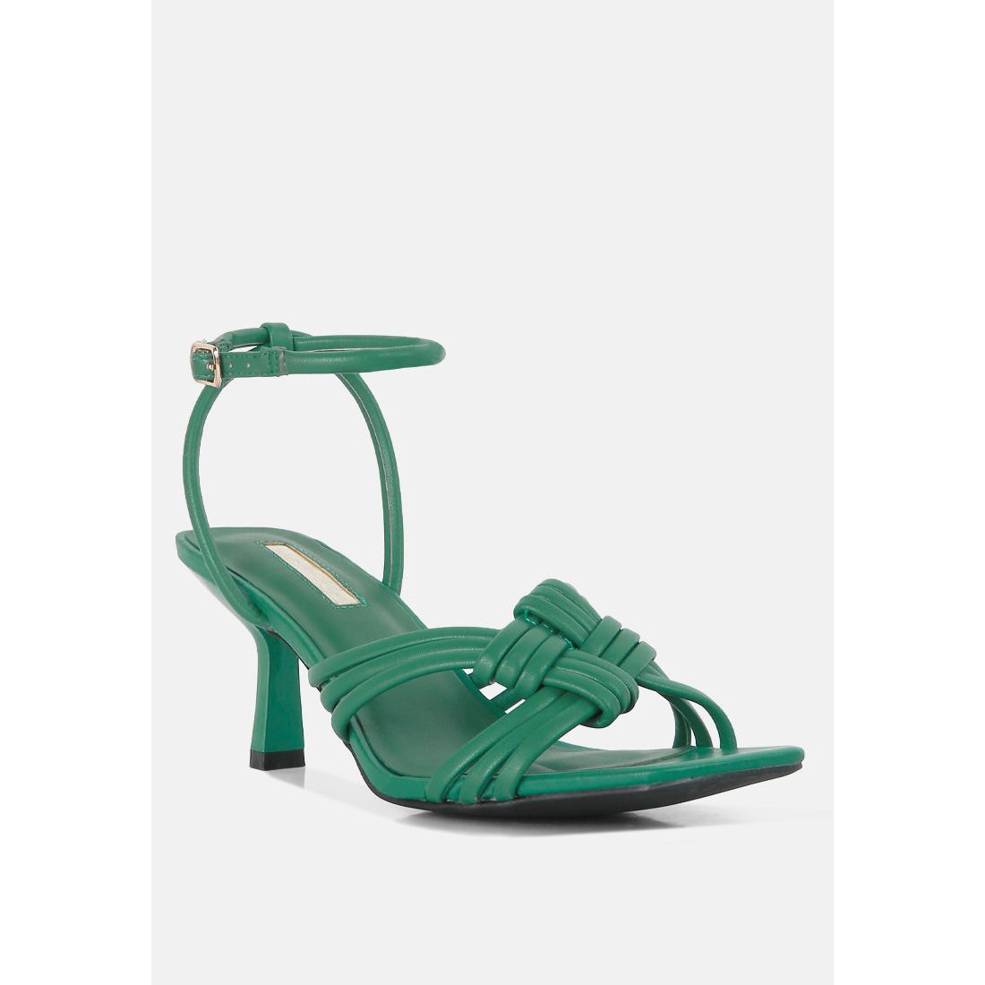 Weekend Pick Box Knot Pin Heel Sandals-1
