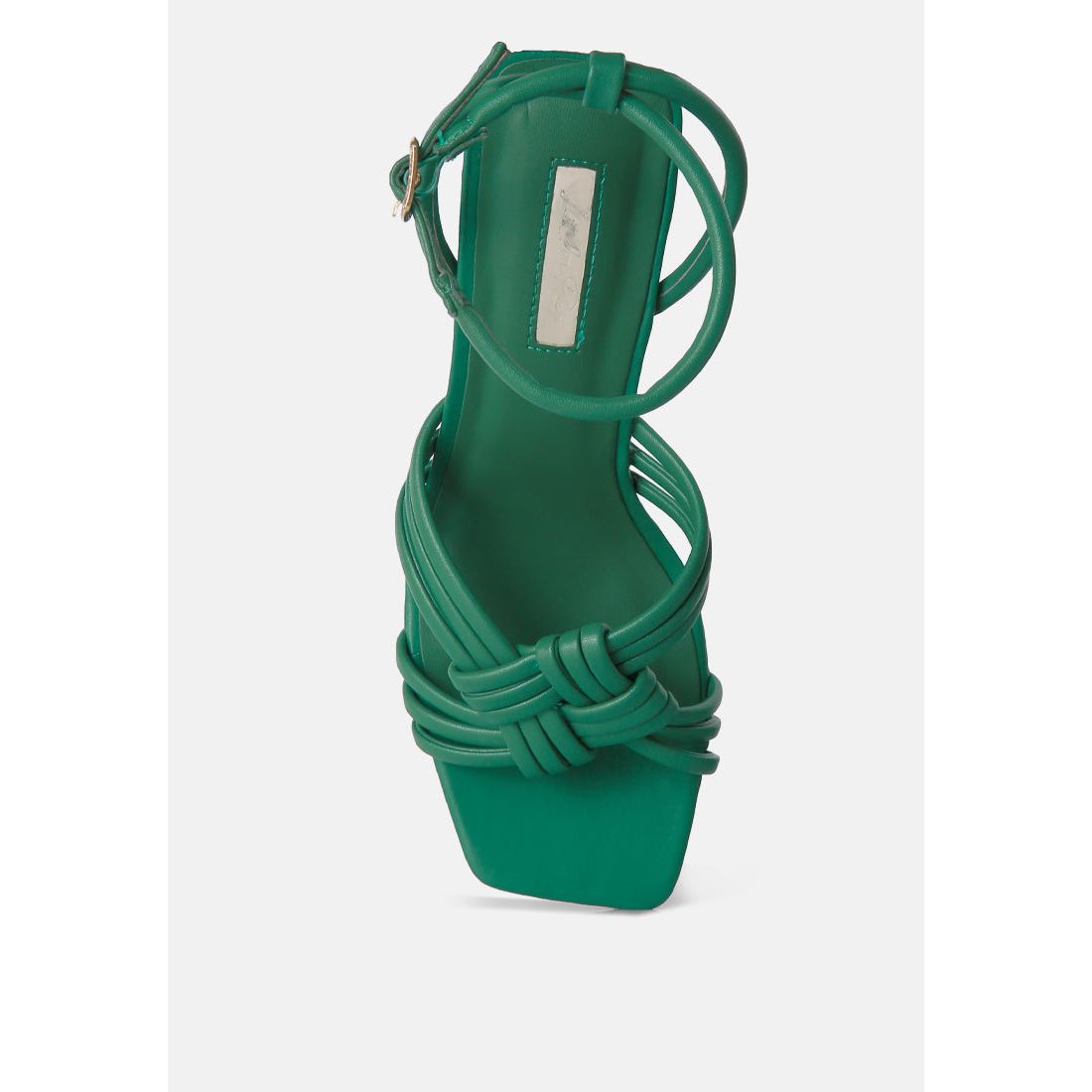 Weekend Pick Box Knot Pin Heel Sandals-3